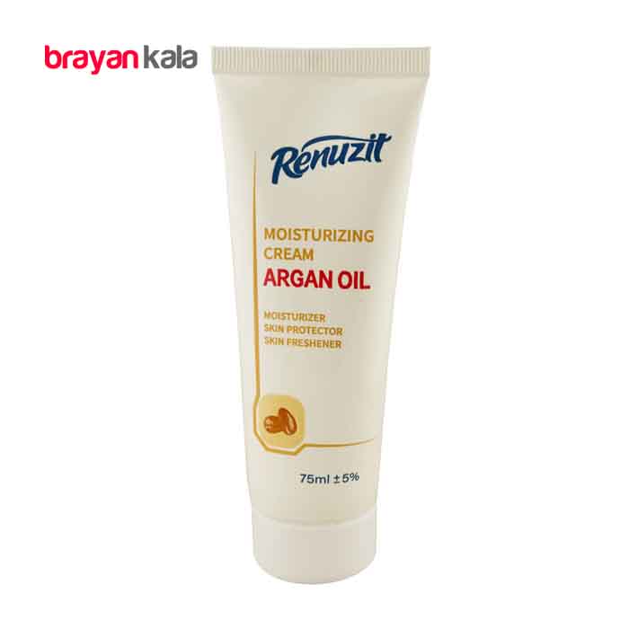 عکس اصلی کرم مرطوب کننده و نرم کننده 75 میلی لیتری رینوزیت حاوی روغن آرگان ARGAN
